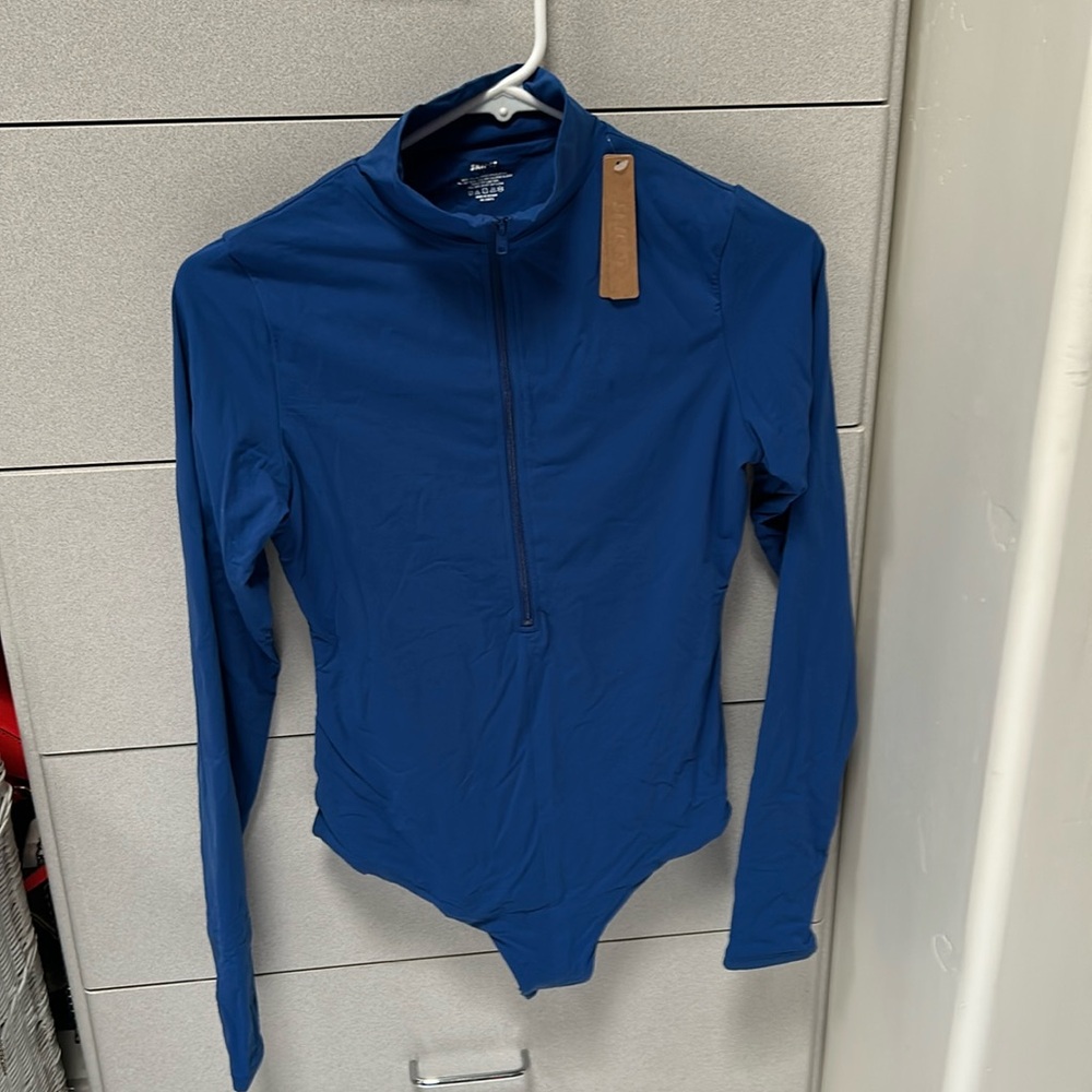 Skims sapphire zip body suit .. new .. never worn .